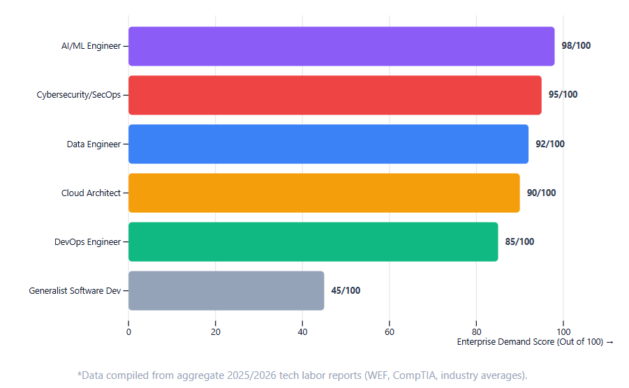 Demand score of tech jos